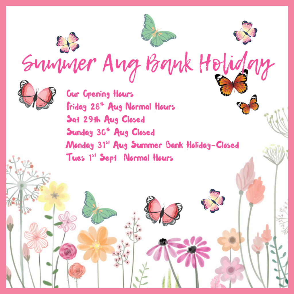 Early May Bank Holiday Opening Times